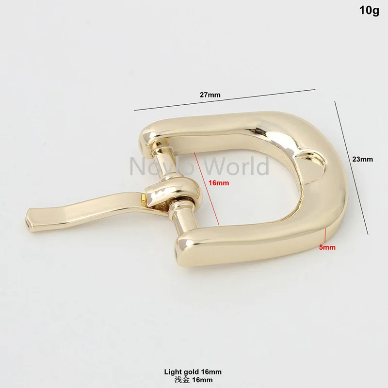 20 pieces 6 colors 5 size 14-16-20-20-25mm half ring shaped alloy brass metal belt buckle for belt