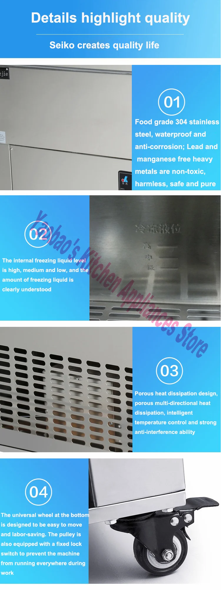 2000 ワット商業アイスレンガマシン大容量製氷機電気スノーアイスメーカー 12 アイスバケツ