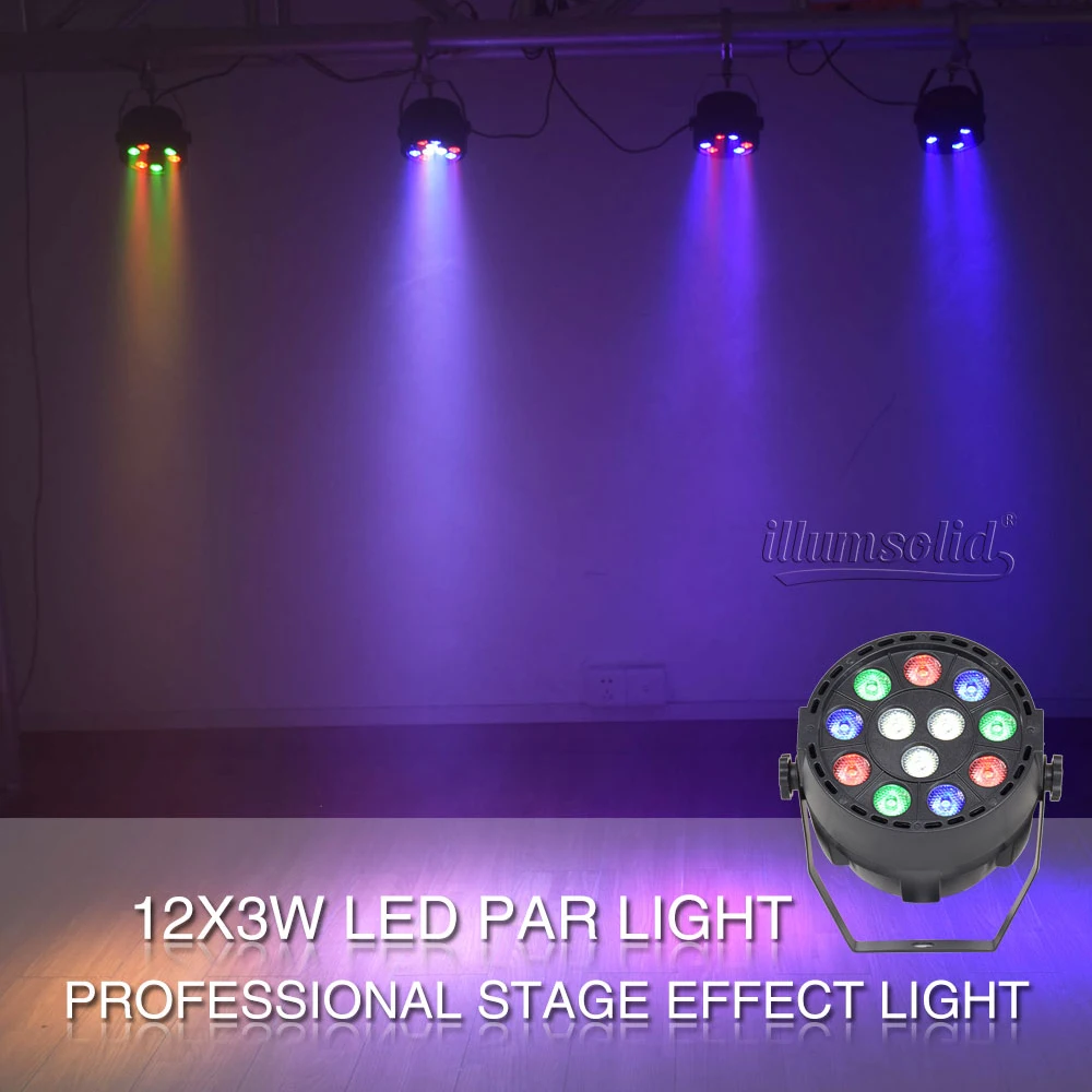 Mini budgétaire de scène LED Par RGBW, éclairage à effet DMXorgDJ pour KTV Bar Party