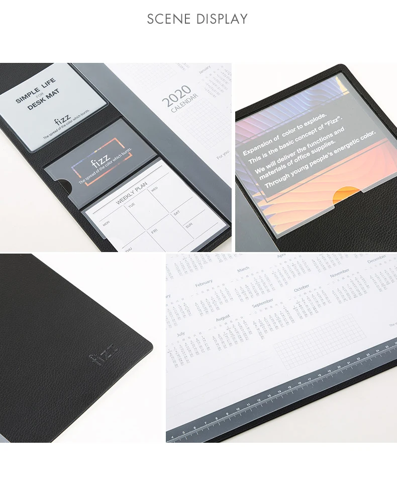 Fizz Large Office Computer Desk Mat Multifunction Modern Table Keyboard Pad Laptop Cushion Desk Mat Gaming Desk Mat 320*705MM