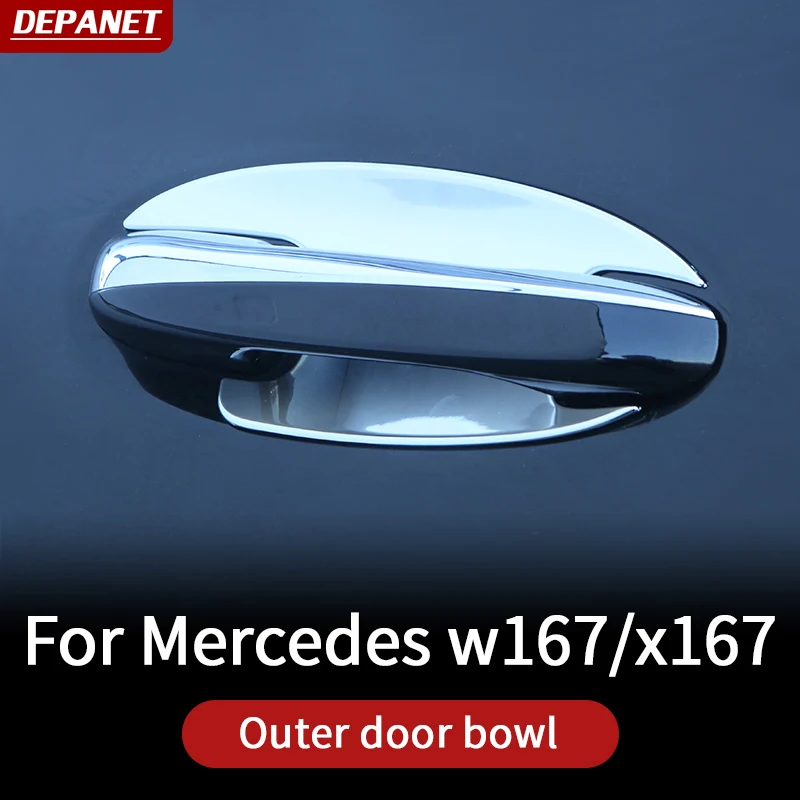 Outer door bowl trim for Mercedes GLE w167 cover critical trim new benz GLS X167 GLE V167 coupe 350 450 500 Outer accessories