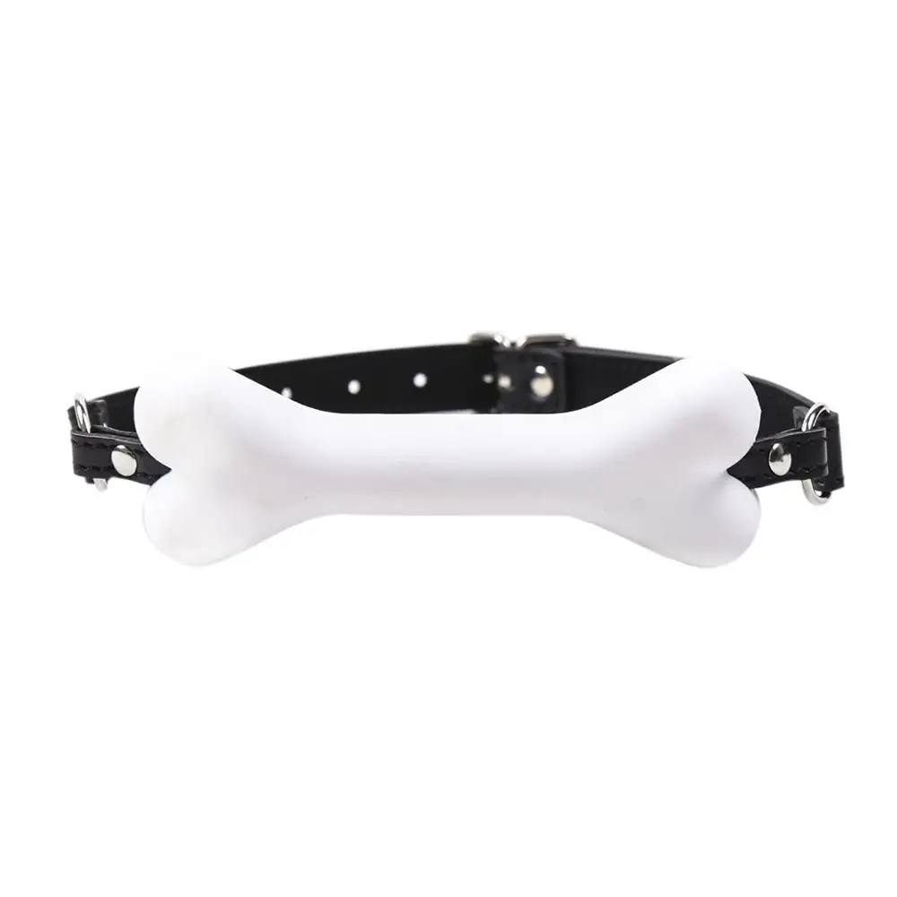 Thierry Big Size Silicone Dog Bone Bite Gag Mouth Sexual Bondage ,Roleplay and Adult erotic Play Sex Toys for Couples Adult Game