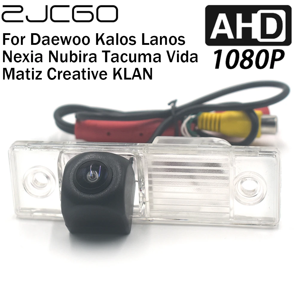 ZJCGO Car Rear View Reverse Backup Parking AHD 1080P Camera for Daewoo Kalos Lanos Nexia Nubira Tacuma Vida Matiz Creative KLAN