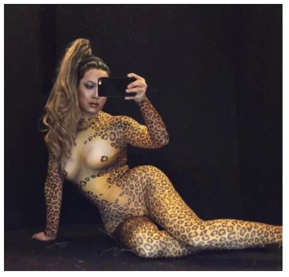 

stage leopard print Leotard Zentai bodysuit tiger Leopard sexy female jumpsuit Party Nightclub dance performance costume