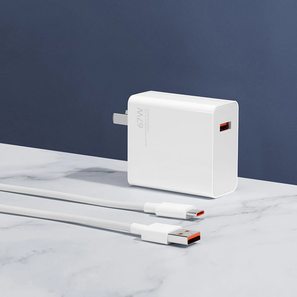 Xiaomi-Mi充電器,USB Type-Cケーブルセット,壁充電器,シングルポート