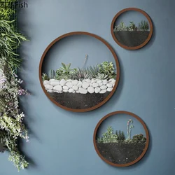 Metalen Ronde Muur Opknoping Achtergrond Muur Decoratie Opslag Organisatie Geometrie Kinderkamer Moderne Home Decoratie Opknoping