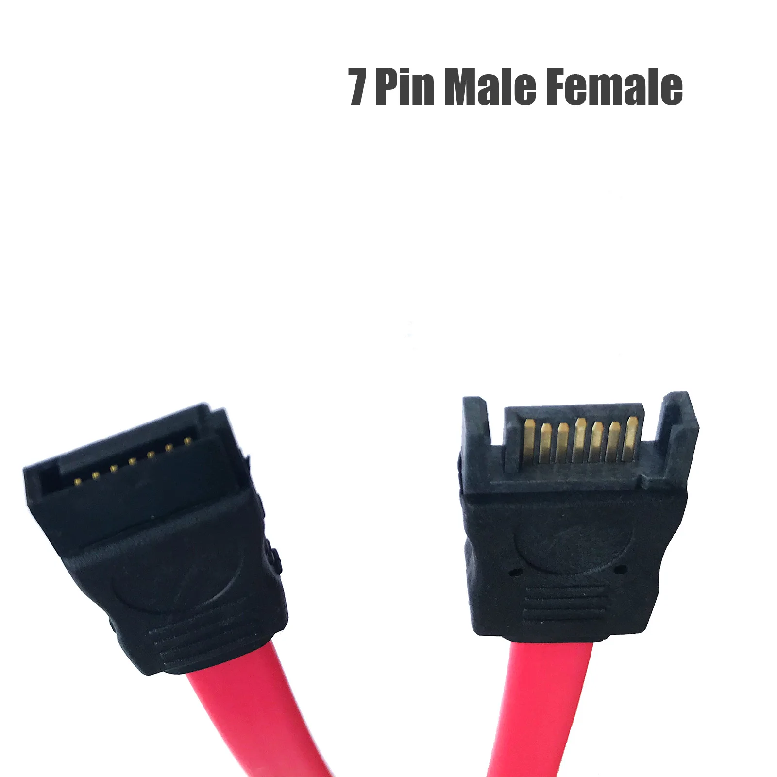 Cable de extensión de datos SATA macho y hembra, interfaz de extensión de datos de 7 pines, interfaz SATA