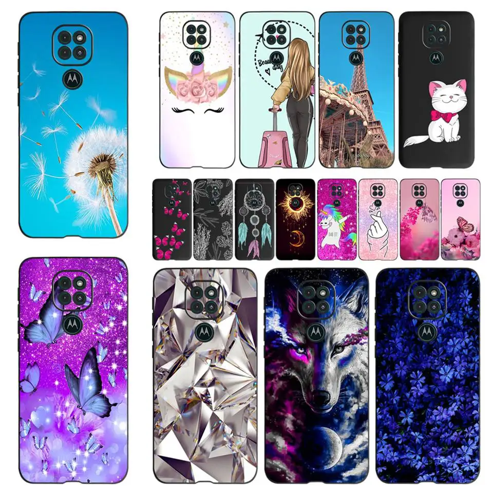 For Moto G9 Play Case Silicone Soft TPU Phone Cover for Motorola Moto G9 Play Cover Bumper for Motorola G9 Play G 9 G9Play Shell