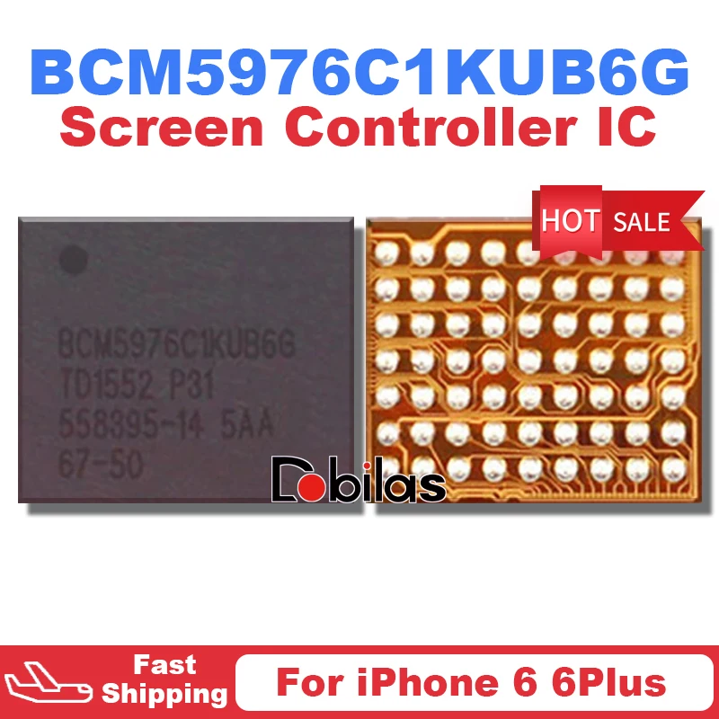 5 قطعة BCM5976C1KUB6G BCM5976 آيفون 6 6Plus 6G شاشة تحكم IC بغا الأبيض سائق اللمس IC رقاقة استبدال أجزاء شرائح