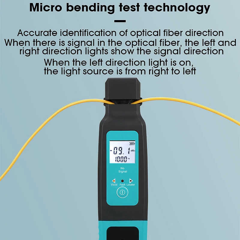 COMPTYCO AUA-40 High Quality Optical Fiber Identifier Built-in Visual fault locator(10mw VFL) and LED Lights