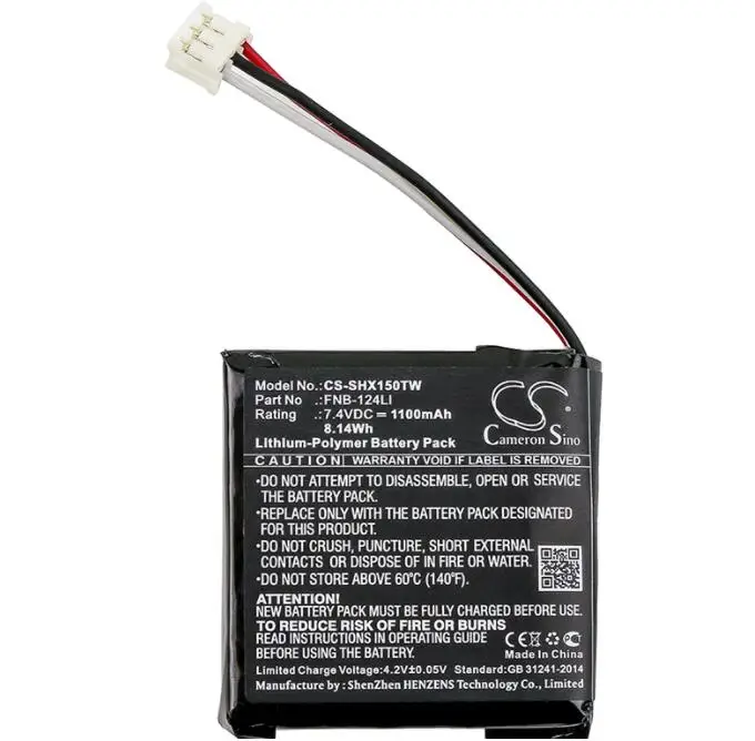 Аккумулятор cameron sino 1100 мА · ч для HORIZON HX150 FNB-124LI для стандартной батареи для двусторонней радиосвязи HORIZON HX150 FNB-124LI