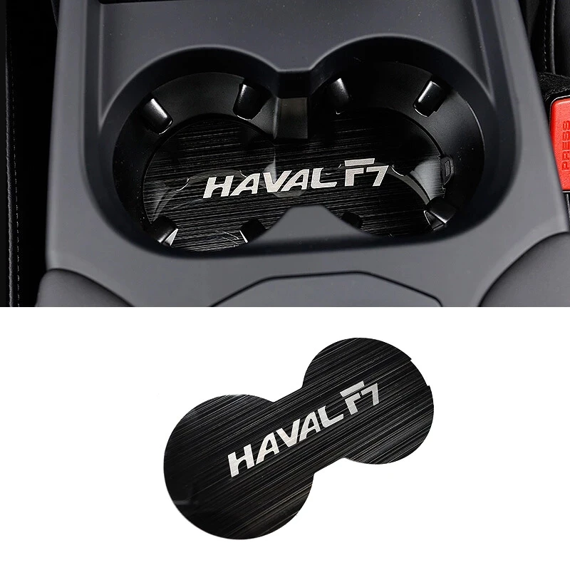 

For Haval F7 F7X Car cup panel decoration trim stainless steel strip interior parts center console cover Accessories 2018-2020