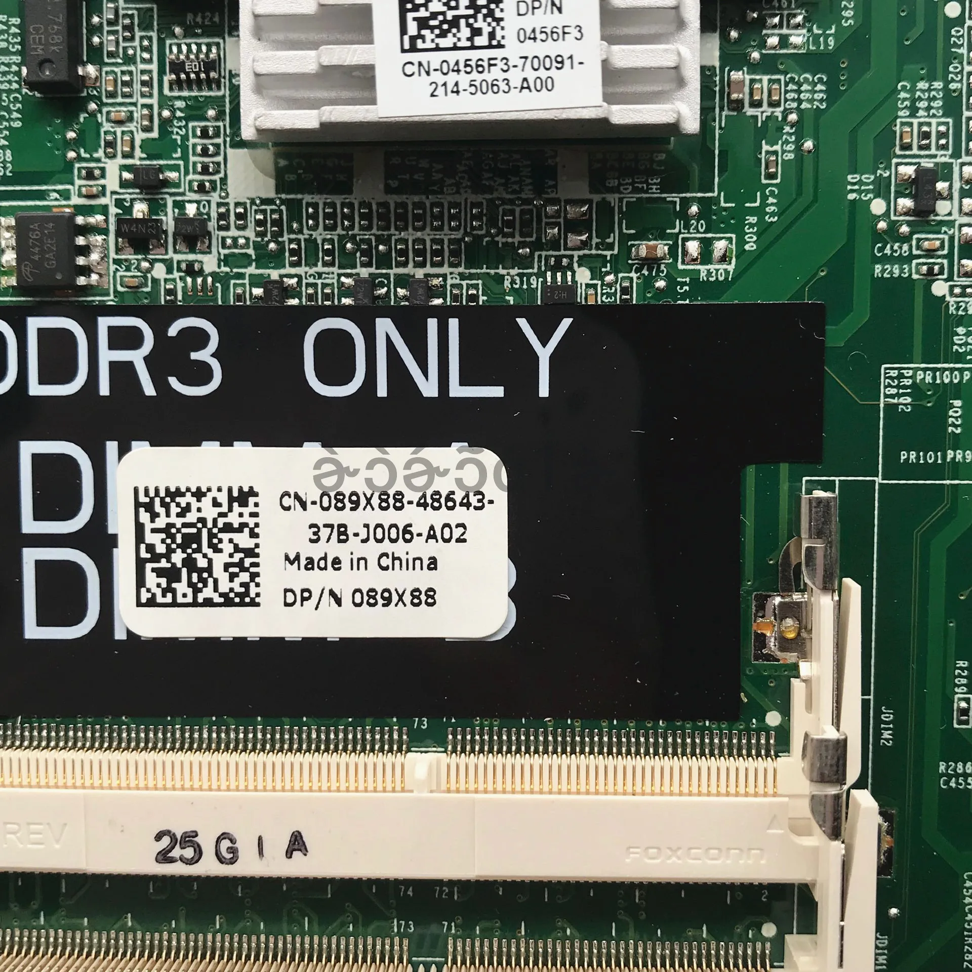 Placa base CN-089X88 089X88 89X88 para la placa base del ordenador portátil DELL 3750 V3750 HM67 SLJ4N DA0R03MB6E1 100% completamente probado funcionando bien