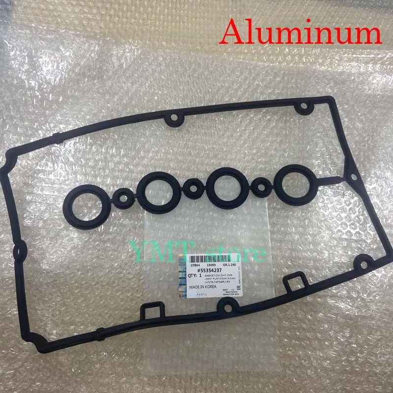 Aluminum Engine Valve Cover Seal Gasket For Chevrolet Cruze Aveo Aveo5 Sonic Opel Saturn Astra Pontiac G3 Vauxhall 55354237