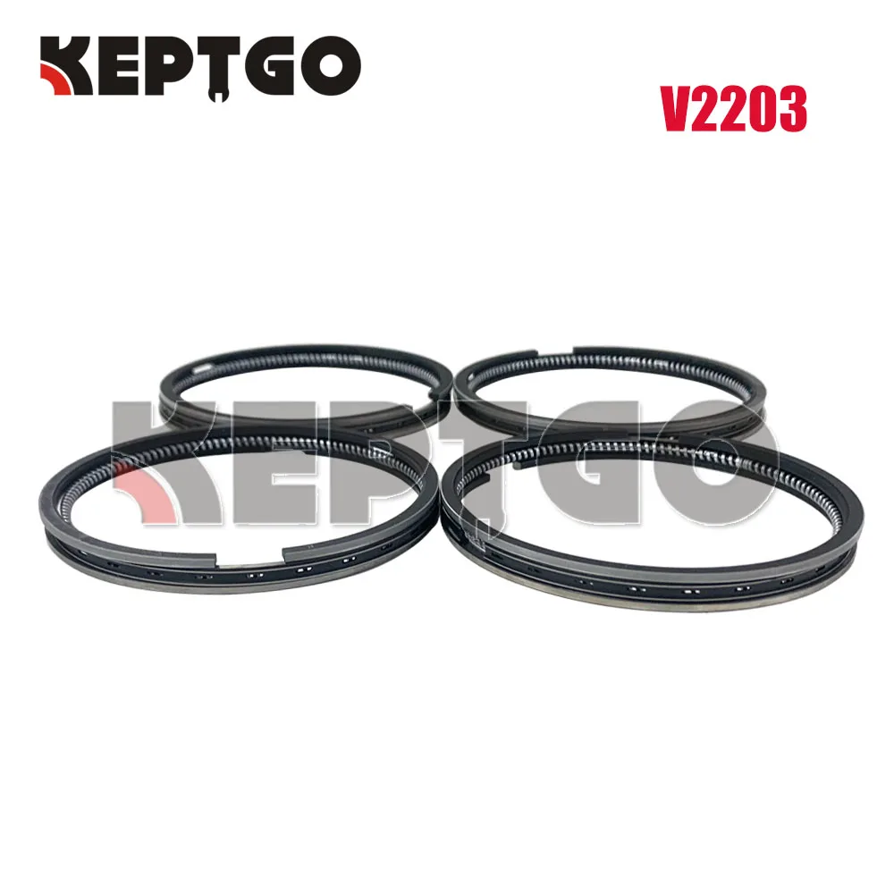 

New V2203 Piston Ring STD For Kubota Direct Injection (4 set)