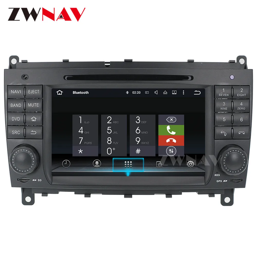 8G+128GB Android 12 Car Radio DVD Player GPS Head Unit For Mercedes Benz CLK W209 2006-2012 CLS W219 2004-2008 Multimedia Stereo