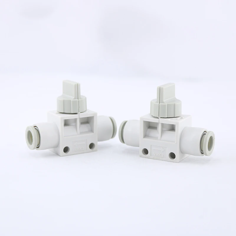 Threaded hand valve VHK2-04 / 6/8/10 / 12F-01 / 234 / S tracheal switch / connector SMC type M5 pneumatic component