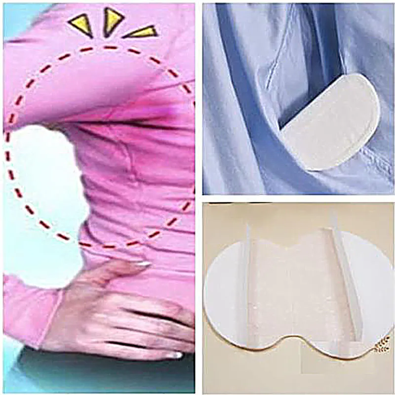 10/20Pcs Armpit Sweat Pads Underarm Summer Ultrathin Disposable Absorbing Anti Perspiration Stickers Underarm Deodorant Gasket