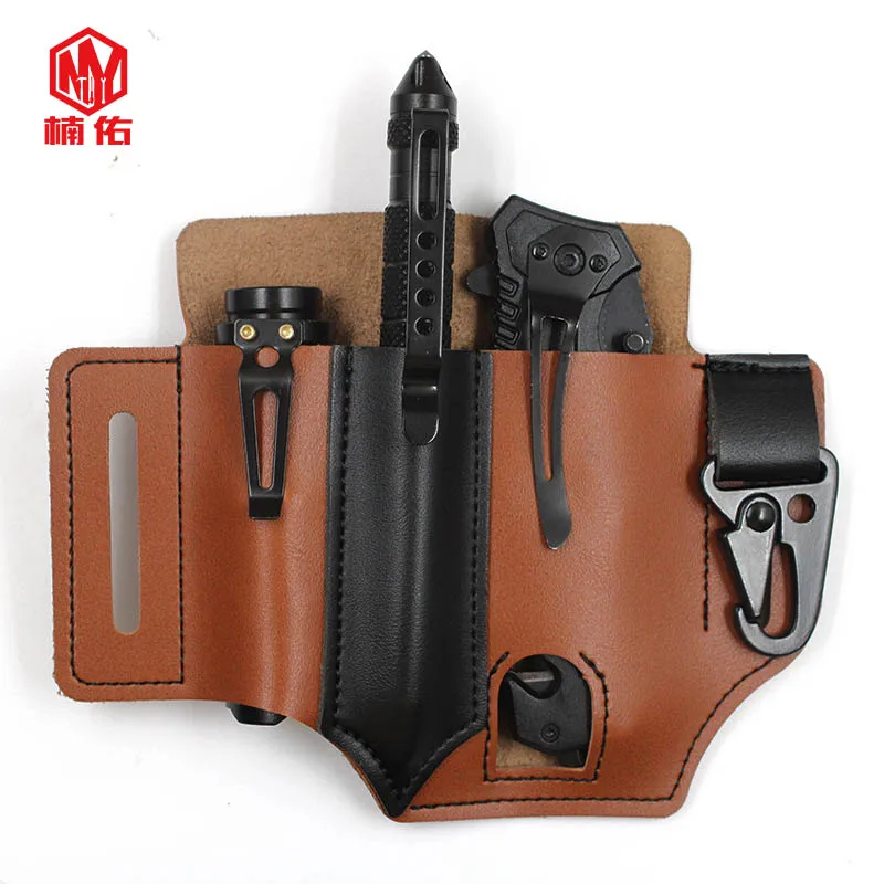 Outdoor Reise Fahrzeug Wildnis Not Überleben Kit EDC Multi-funktion Tasche Escape Holster