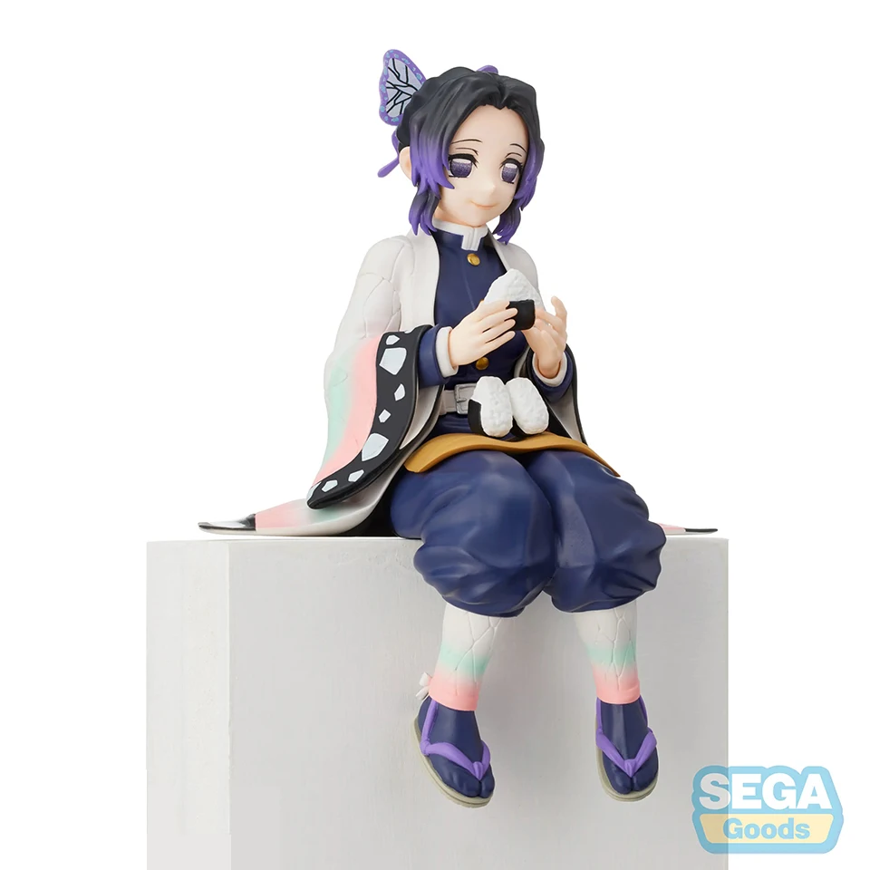 Glazovin 15cm Original Sega Demon Slayer Kochou Shinobu Sitting Position Figure PVC Action Model Toys