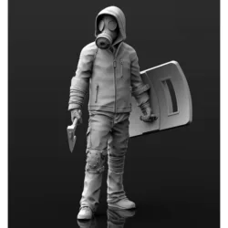 1/35 Resin Model Figure GK，Biochemical theme, Unassembled and unpainted kit