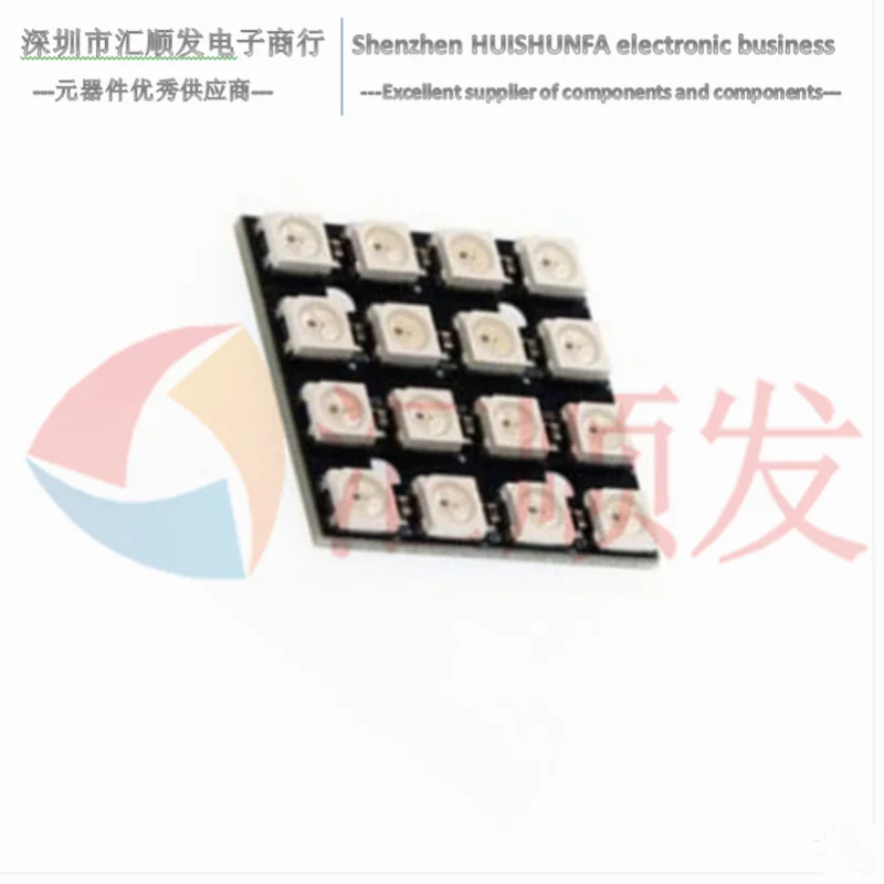 WS2812B 4x4-bit RGB كامل اللون LED نموذج مشغل 16 بت ضوء اللون led مجلس التنمية مربع