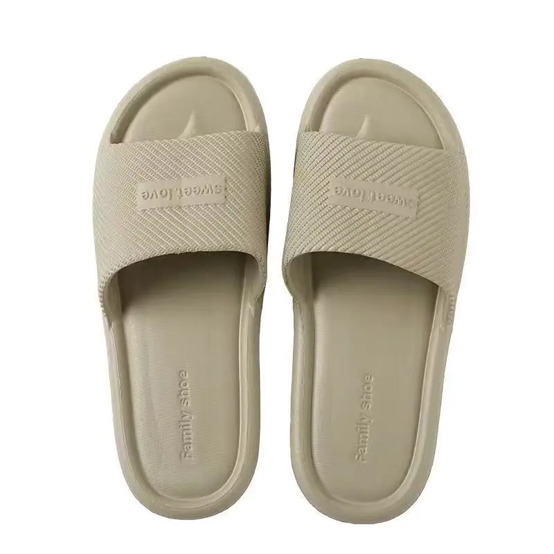 Summer Slippers Bathroom Flat Shoes Beach Unisex Men Women Female Soft Bottom Eva Flip Flop Non-Slip Couple Home Sandals