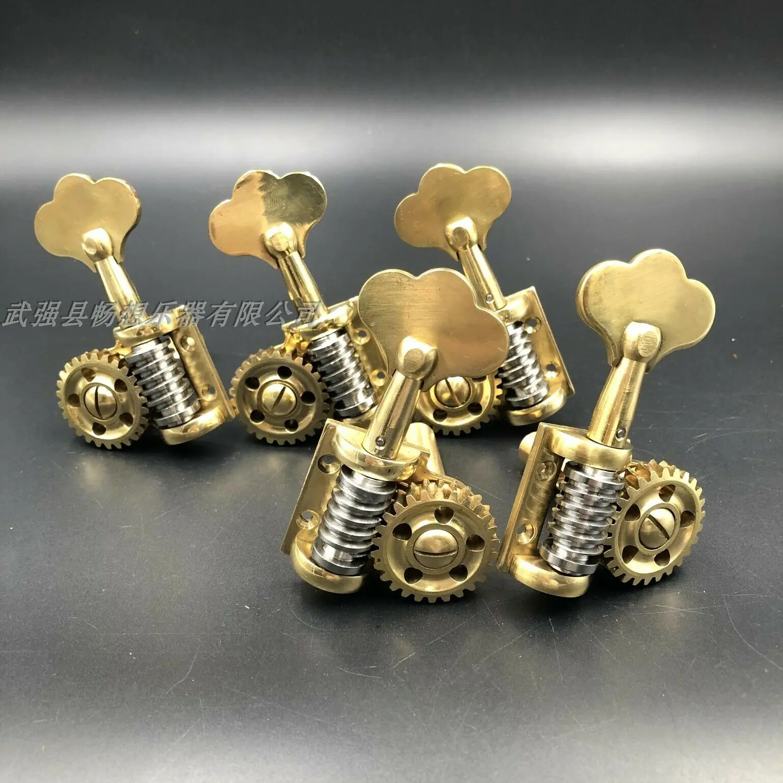 Copper German-style Double Bass Tuning key 5 strings machine head peg 3/4-4/4