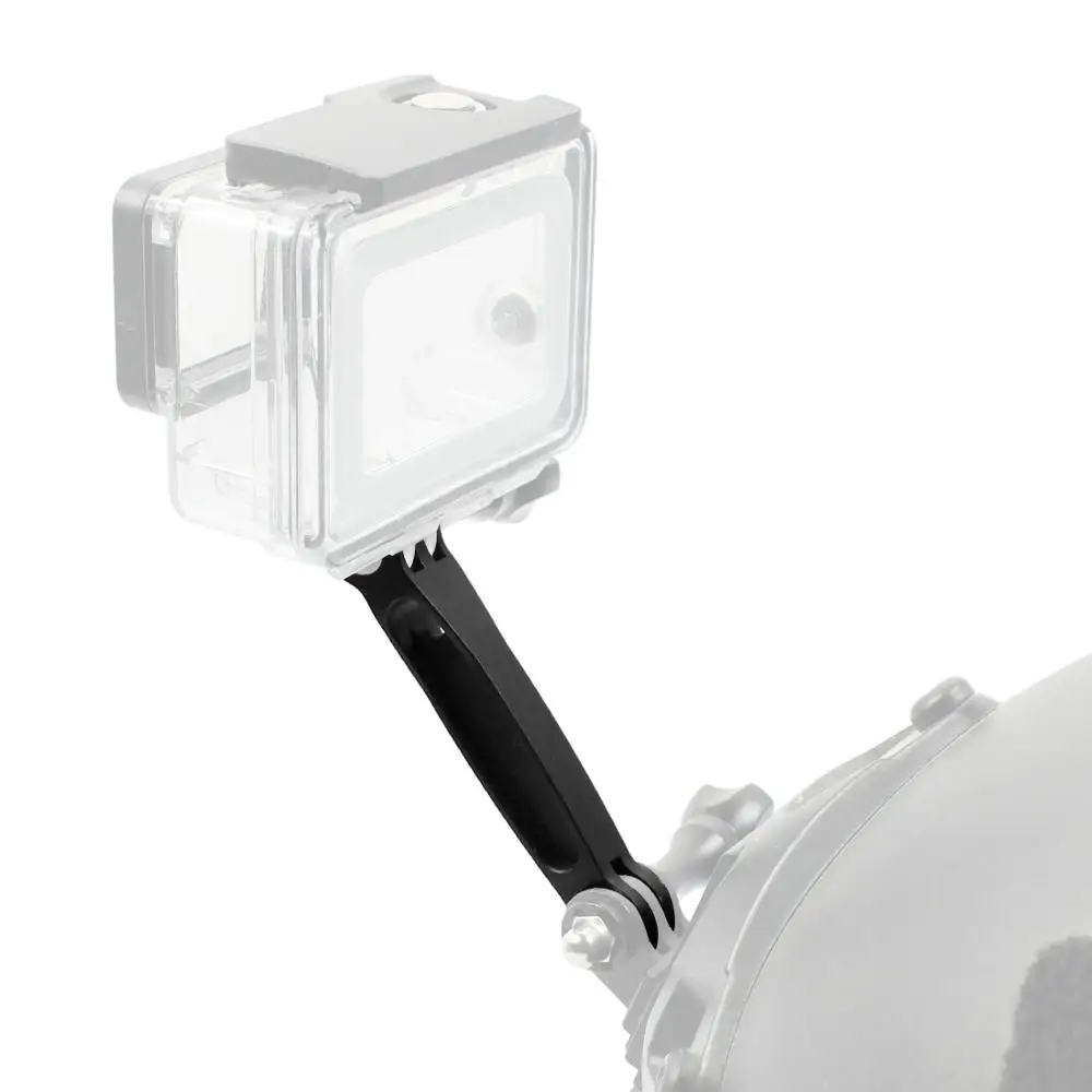 Bgning-アルミニウムcnc延長アーム,gopro max hero 8 yi sjcam ekenスポーツカメラ用取り付けアダプター