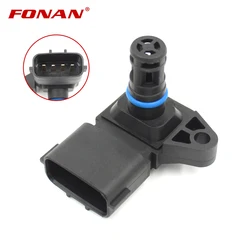 Mapa sensor de pressão de ar de entrada para mahindra jeeto 0.6l kuv 100 1.2l xuv500 2nd gen 2.2l 0315caw00061n a2c90894300