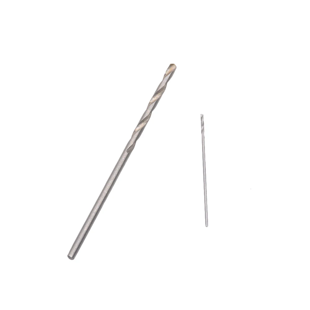 Mini forets hélicoïdaux en acier haute vitesse, ensemble de mèches hélicoïdales, Mini HSS, 0.3mm-1.6mm, modèle artisanat avec étui, pièces de réparation 0.3mm-1.6mm, 20 pièces/boîte