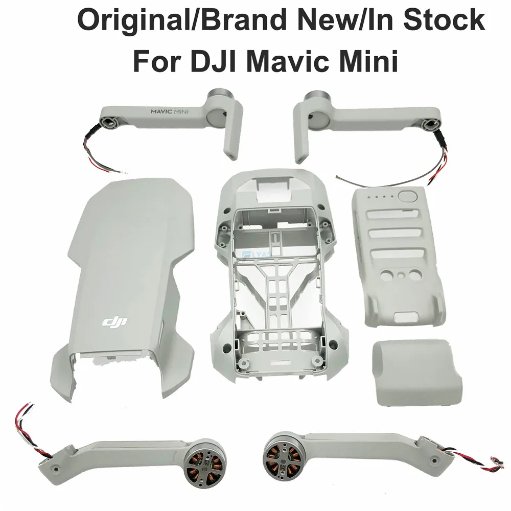 ของแท้สำหรับ DJI Mavic Mini Body Shell มอเตอร์แขนด้านบนด้านล่างกลางกรอบด้านหน้าด้านหลังซ้ายขวาแขนสกรูชุดอะไหล่