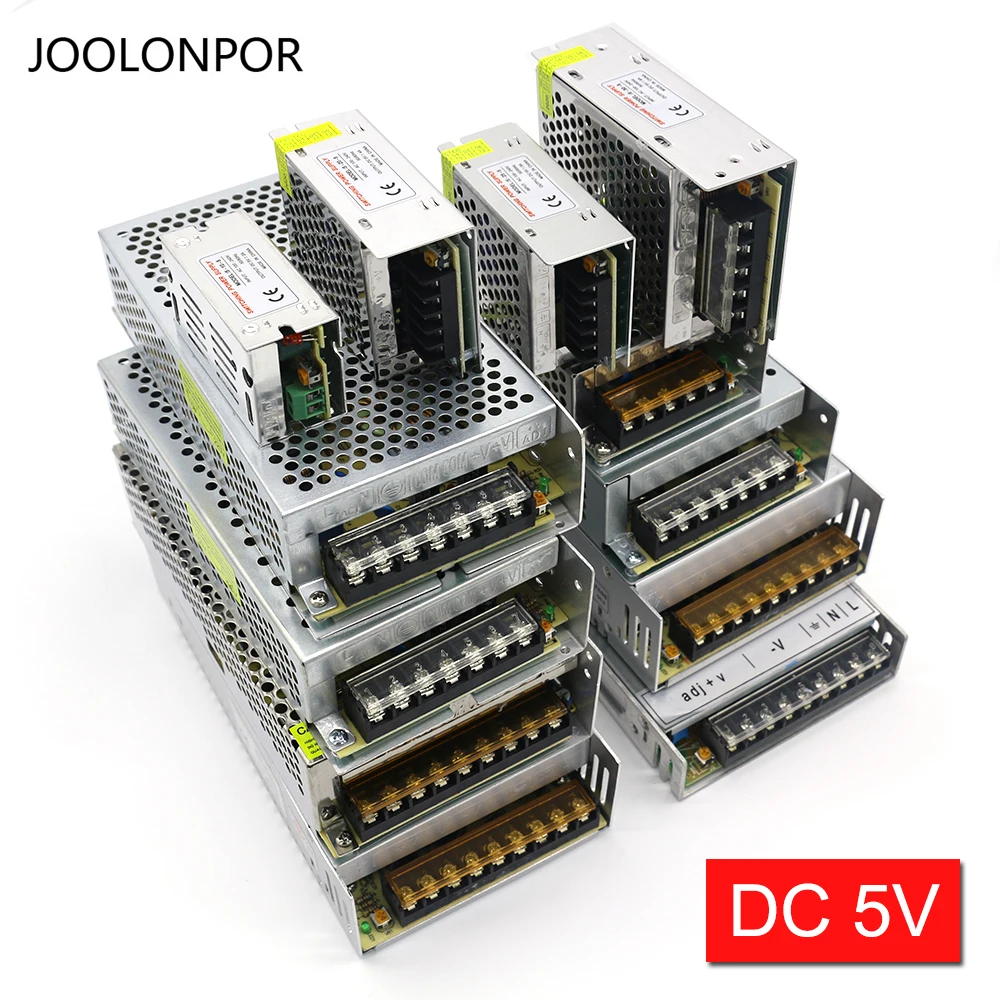 Switching Power Supply Dc 5V 2A 3A 5A 10A 20A 30A 40A 60A 10W 20W 30W 50W 60W 100W 200W 300W 350W Led Transformer Power supply