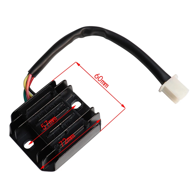 5 Pin 5 Wire Voltage Regulator Rectifier For GY6 50cc 125cc 150cc Scooter GO Kart ATV Motorcycle
