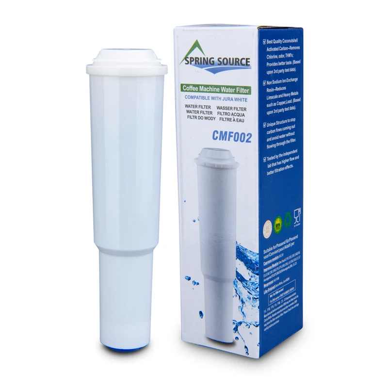 TÜV SÜD Certified Coffee Machine Water Filter, Compatible with Jura Claris White, 60209, 68739, 62911