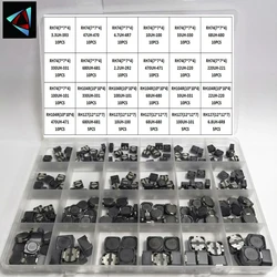 205 PCS/LOT 24 Kinds SMD Power Inductor RH74 RH127 CDRH104R 10uH 22uH 33uH 220 330 331 10*10*4mm Shielded Winding