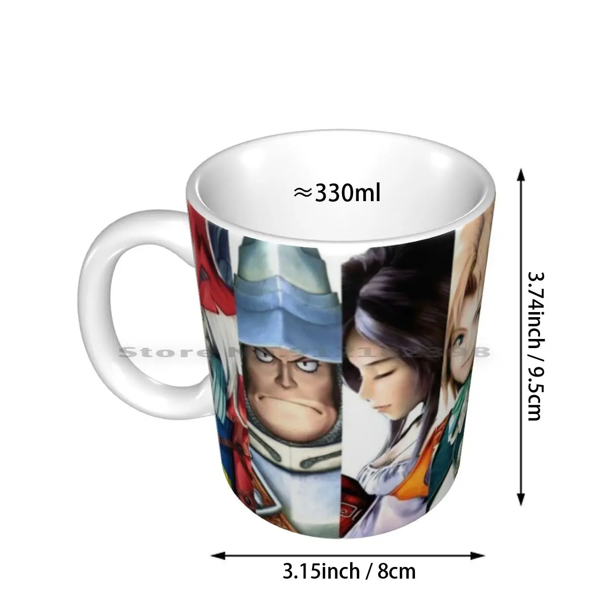 Final Fantasy Ix Background Ceramic Mugs Coffee Cups Milk Tea Mug Ff9 Final Fantasy 9 Ff7 Ffvii Final Fantasy 9 Zidane Vivi