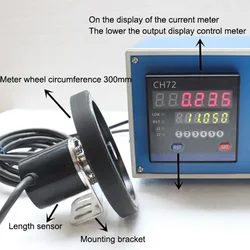 Electronic Digital Meter Electronic Encoder Digital Length Counter Meter Wheel Roll Length Measuring Meter Testing Equipment