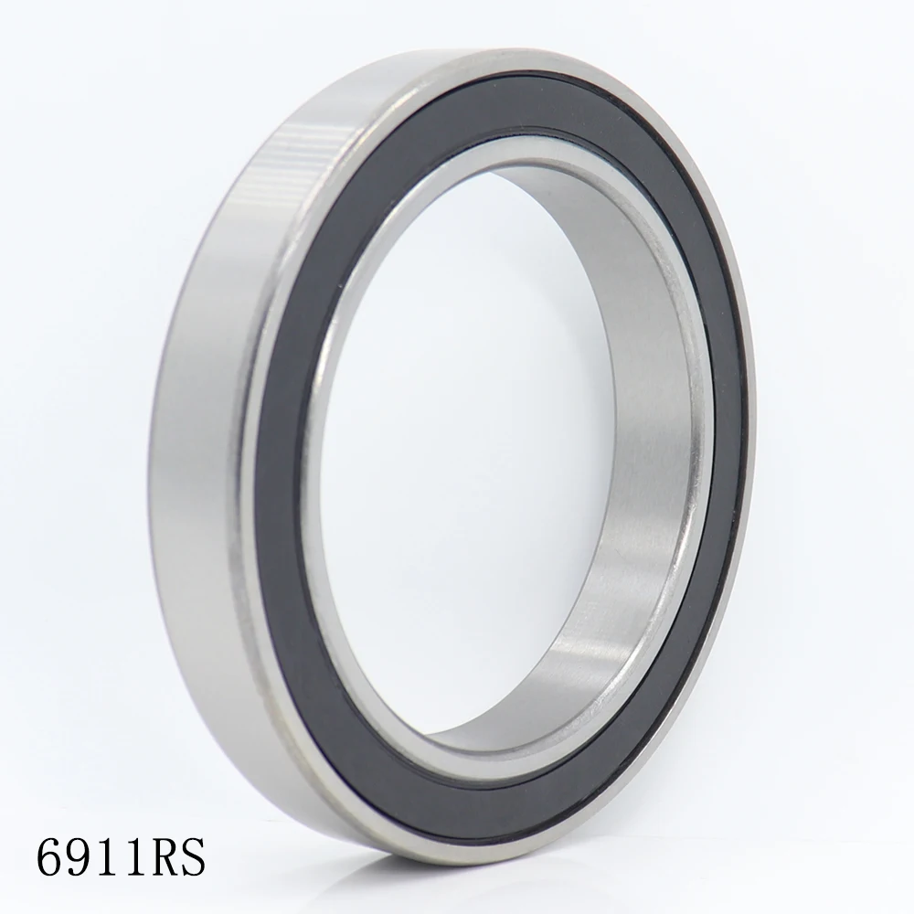 

6911 2RS ABEC-1 (5PCS) 55x80x13MM Metric Thin Section Bearings 61911RS 6911RS