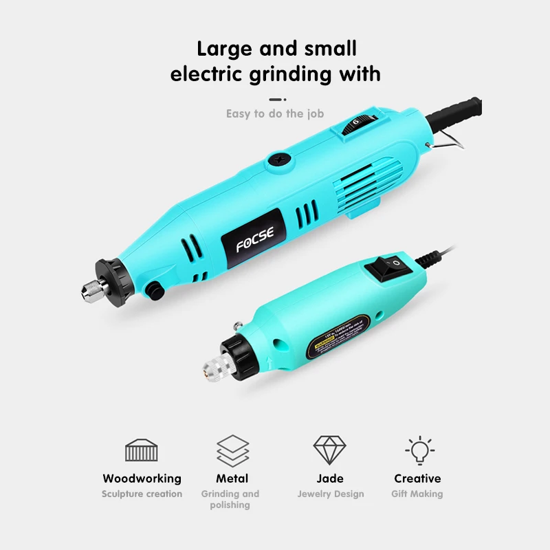 Imagem -02 - Faça Você Mesmo Broca de Gravura Broca Elétrica Dremel Novo Gravador Moedor Ferramenta Elétrica Máquina Moagem Broca Velocidade Variável Polonês Peças