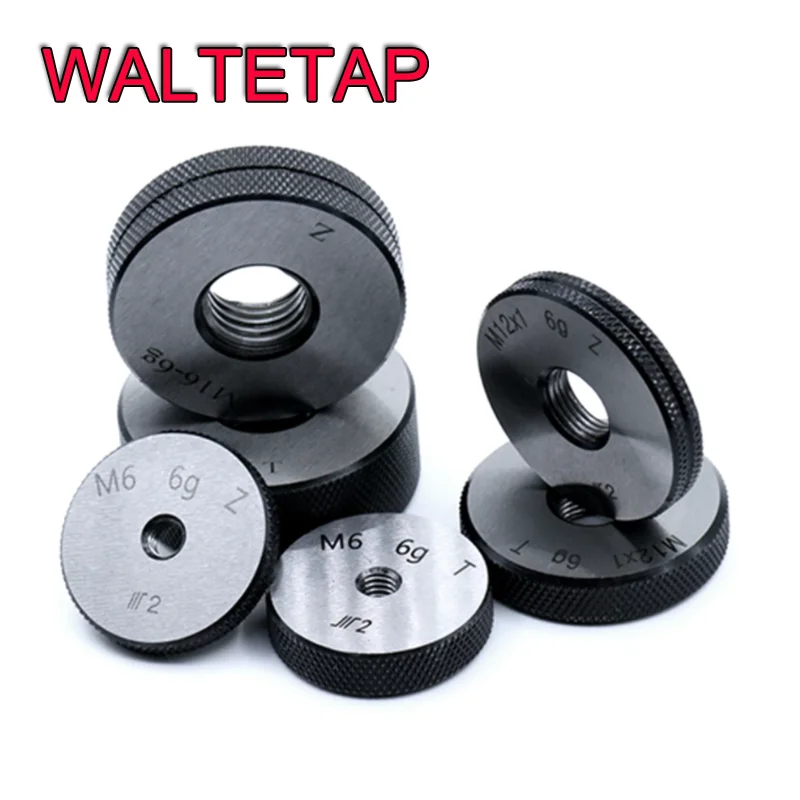 

WALTETAP Thread Ring Gauge/plug Gauge Smooth Plug Gauge (1*plug gauge and 1*ring gauge M1-M33) M1*0.25 6g T Z