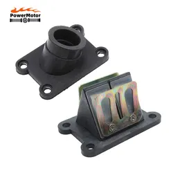 Motorcycle Mainfold Boot Valves Intake Pipe Manifold Reed Valve For 50cc 65 SX SX50 sx 50 Senior MINI Junior