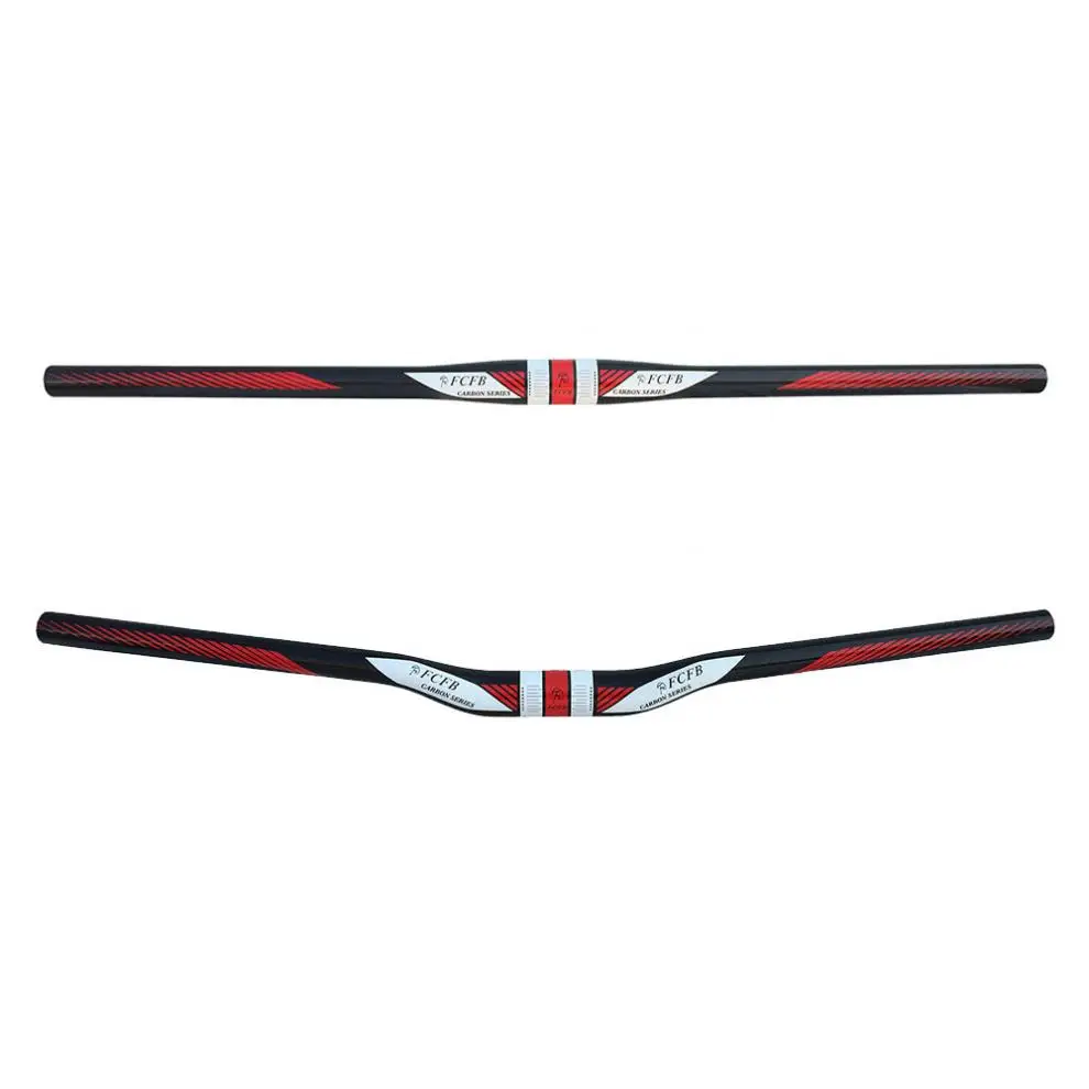 

FCFB 720mm Length 22.2-31.8mm 3K Glassy T800 Carbon Fiber Handlebar Bike Handlebar for MTB Bicycles