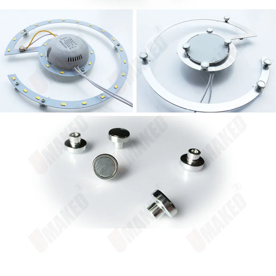 (10 SZTUK) M3 H:8-12 mm śruba magnetyczna do oświetlenia led, zestawy magnesów do montażu lamp. do oświetlenia sufitowego led płyta PCB naprawa na