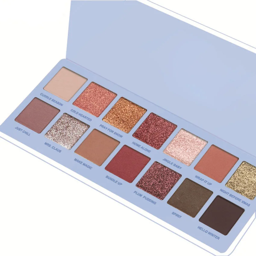 Chống Thấm Nước Lắc Chân Nữ Matte Eyeshadow Palette 14 Màu Trang Điểm Ánh Kim Lấp Lánh Màu Mắt Đĩa Sáng Bóng Bột Bột Màu Phấn Mắt