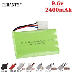 ( H Model ) 9.6v 2400mah NiMH Battery For Rc toy Car Tanks Trains Robot Boat Gun Ni-MH AA 700mah 9.6v Rechargeable Battery 1Pcs