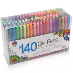 Stylo gel de 2/24/36/48 couleurs, fournitures scolaires et de bureau, marqueurs allpoint, pour tous les jours, paillettes, coloriage, dessin, peinture, artisanat