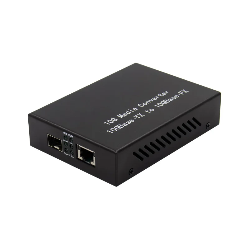 

10G SFP Media Converter RJ45 Ethernet to Optical Port Fiber Optic Switch Fiber Optic Transceiver Module 10 Gigabit Ethernet