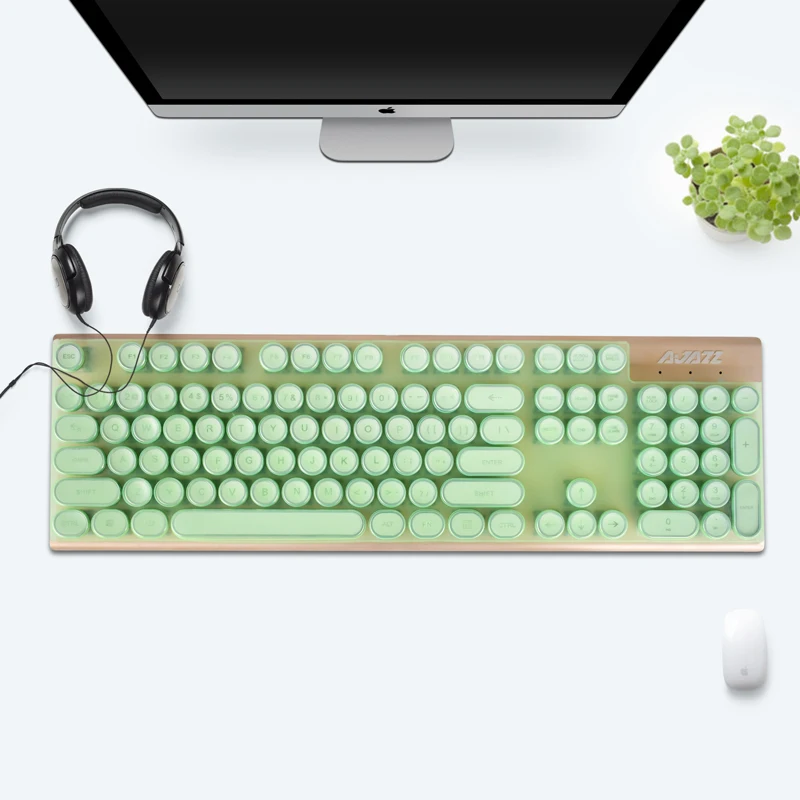 Keyboard Cover for Heijue AK40S Promise Mechanical Keyboard RK Shadow Steam Plating Punk Full Covering Sticker Protecter Film