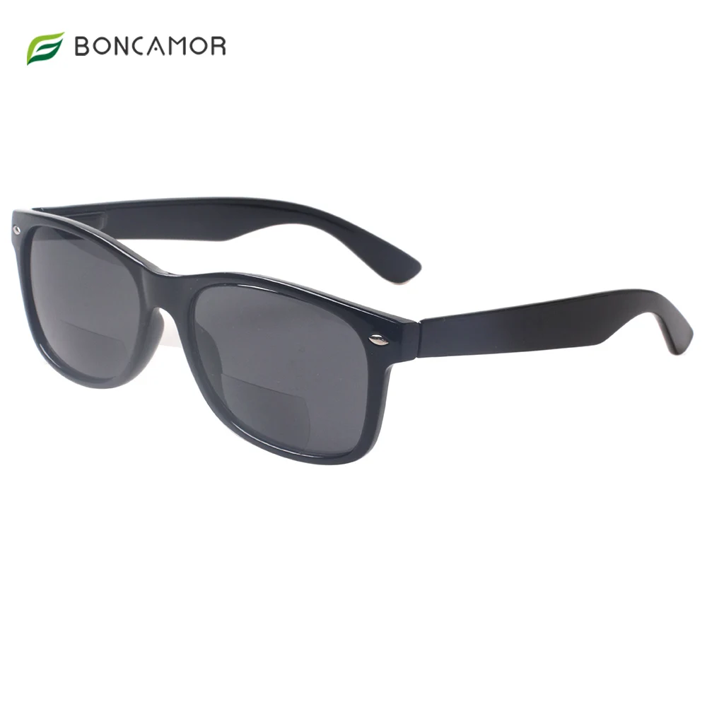 Primavera Dobradiça Lentes Cinzentas Moda Óculos de sol femininos masculinos com dioptrias Bifocal Óculos de sol de pesca ao ar livre